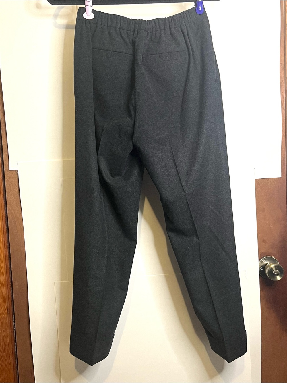 Brochu Walker Women’s Size XS Westport Pull-on Cropped Pant in Dark Charcoal - Picture 4 of 11
